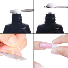 30/15ml Clear White Nail Poly Acrylic Gel UV LED Builder Acrylic Gel for Quick Extension Nail Art Tip Poly Crystal Gel Polygels