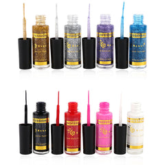 Holographic 3D Shiny Nail Glitter Polish Liner Brush Nails Lacquer Varnish Manicure Nail Art Paint Polish Decoration Tool
