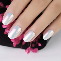 Chrome Pearl Shell Powder Nail Art Glitter Pigment Unicorn Powder For Long Lasting Manicure Nail Tip Decoration Gel Polish