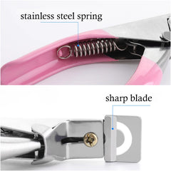 UV Gel False Nail Tips Trimmer Clipper Cutter Stainless Steel Acrylic Nails Edge Clipper Nipper Manicure Nail Cure Tools