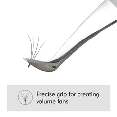 Genielash AS09 eyelash extension tweezers professional volume individual eyelashes tweezers stainless steel lash tweezers
