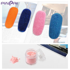 Velvet Glitter Powder Nail Art Soft Touch 10 Colors Nail Glitter Powder Bottled Velvet Matte Effect Manicure Decorations