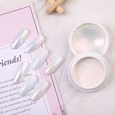 Chrome Pearl Shell Powder Nail Art Glitter Pigment Powder Shiny Long Lasting Manicure Nail Tip Decoration Gel Polish