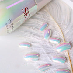 Chrome Pearl Shell Powder Nail Art Glitter Pigment Unicorn Powder For Long Lasting Manicure Nail Tip Decoration Gel Polish