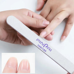 5Pcs/set 100/180 Grits Nail Files Manicure Pedicure Buffer Block Nail Art Tips UV Gel Polisher File Double Side Nail Tool