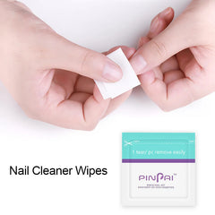 Individual Packed Nail Wipes Cleaner Nail Art Soak Off Nail Cleanser Wrap For Manicure Gel Polish Remover Nail UV Wipes