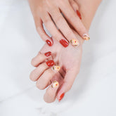 Short Squoval Spring Summer Nails Floral Cute Nails