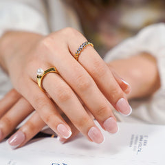Vibeficant Glaze Pink Press on Nails Medium Square French Tip with Glitter Design