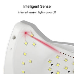 72W SUN X5 PLUS UV LED Lamp Nail Dryer Nail UV LED Gel Cured Dryer Intelligence Sensing Nail Drying Lamp Machine For Care Tool