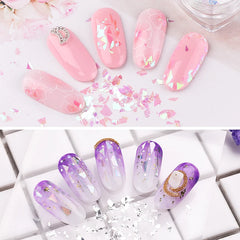 Glass Shiny Nail Art Glitter Foil Decoration For Nails Paillette Manicure Tips Sequins Nails DIY Design Powder