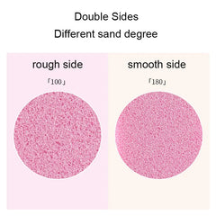 20PCS 100/180 Double-side Mini Nail File Blocks Colorful Sponge Nail Sanding Buffer Nail File Polisher Nail Art Polishing Tools