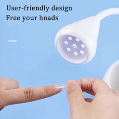 36W Rotatable Nail Dryer Fast Nail Drying Lamp For Manicure UV LED Lamp For Nails Storage Pen Holder Curing All Gel Nail Polish