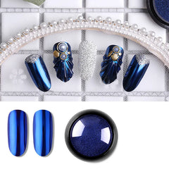 1Box  Nail Mirror Glitter Powder Metallic Colorful Metal Effect Nail Glitter Gold Nail Art UV Gel Polish Chrome