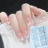 mixed sizes 3D Nail Art Rhinestones Flat Bottom Protein Diamond Gems Crystal Nail DIY Strass Decoration Accessories