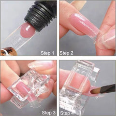 5/10pcs Transparent Nail Art Clips Gel Polish Fixed Extension Fingernail Building Tips Plastic Clamps Manicure Tools Nail Clip