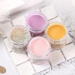 Acrylic Powder Crystal Flower Carve Nail Art Extension Builder Powder Manicure Acrylic Dipping Powder Glitter Liquid Tool Kit