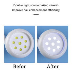36W Rotatable Nail Dryer Fast Nail Drying Lamp For Manicure UV LED Lamp For Nails Storage Pen Holder Curing All Gel Nail Polish