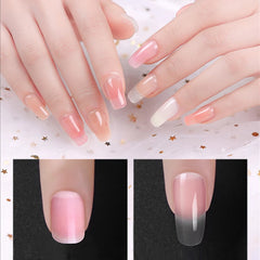 30/15ml Clear White Nail Poly Acrylic Gel UV LED Builder Acrylic Gel for Quick Extension Nail Art Tip Poly Crystal Gel Polygels