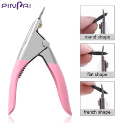 UV Gel False Nail Tips Trimmer Clipper Cutter Stainless Steel Acrylic Nails Edge Clipper Nipper Manicure Nail Cure Tools