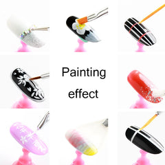 15PCS Nail Brushes Builder Gel Polish Painting Liner Nail Art Draw Print Brushes Set Manicure DIY Dotting Point Tool Kits