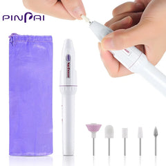 5 In 1 Professional MINI Electric Nail Drill Kit Manicure Pedicure Grinding Polishing Nail Art Sanding File Pen Tools Machine