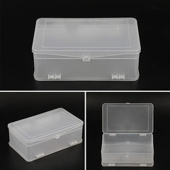 2 Floors Big Space Plastics Nail Art Storage Box Tools Nail Decorations File Brush Cutter Storage Empty Case Manicure Container
