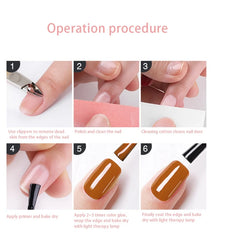 Color Gel UV Gel Nail Polish Long-Lasting Nail Polish Suitable for Nail Salons and Nail Lovers B