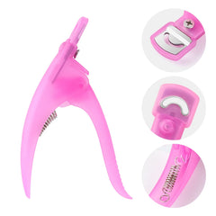 Nail Art Trimmer Clipper U Shape Acrylic False Nail Tips Edge Cutters Fake Nails Scissors Manicure Accessories Tools