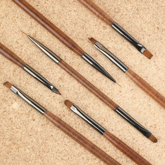 New Nail Art Liner Brush Stripe Pattern Painting Brush Acrylic UV Gel Extension Drawing Carving Pen DIY Manicure Tool Nail Brush