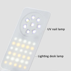 Foldable Nail Lamp UV Light LED Lamp Adjustable Rotatable for Nails Desktop Nail Dryers For Manicure Curing All Gel Nail Polish