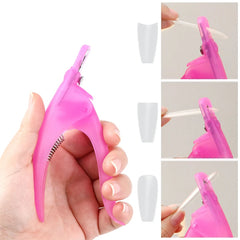 Nail Art Trimmer Clipper U Shape Acrylic False Nail Tips Edge Cutters Fake Nails Scissors Manicure Accessories Tools