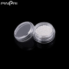 Nail Art Steel Ball Gold Silver Caviar Small Beads DIY Manicure Decorations Beads Glitter 3D Nail Beauty Accessories