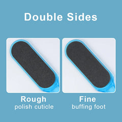 Double Sides Foot File Professional Cuticle Cocoon Callus Remover Polishing Buffing Tools For Feet Pedicure Foot File Buffer