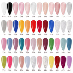 12ml Gel Polish Nail 48 Colors Gel Nail Art Painting Gel Base & Top Coat Long Lasting UV LED Gel Nail Varnish Decoration