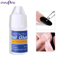 3g*5 Fast Drying False Nails Glue For Artificial Nail Tips Glitter Rhinestones Decoration Glue Adhesive Nail Care Tools