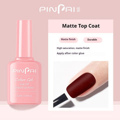 12ml Base & Gloss MatteTop Coat Adhesive Gel Structre Gel Reinforce Gel Nail Prep PH Balancing Long Lasting UV LED  Nail Gel